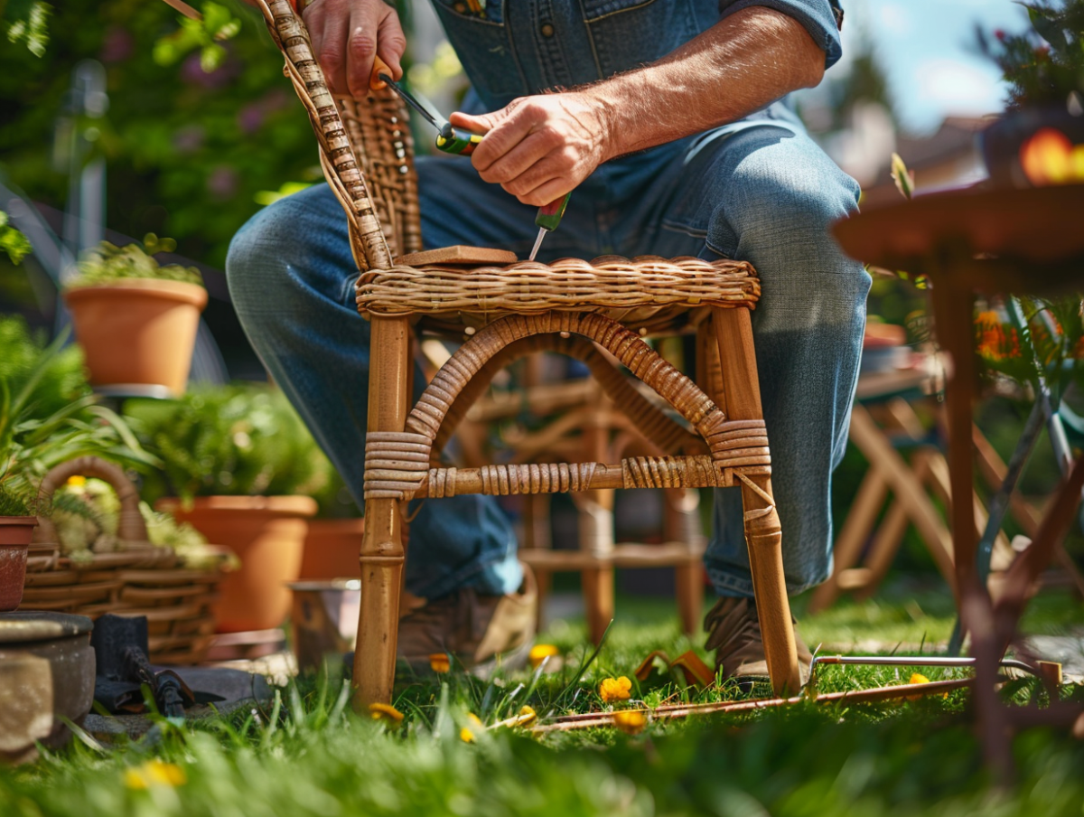 Réparation de fauteuil de jardin : étapes et astuces essentielles