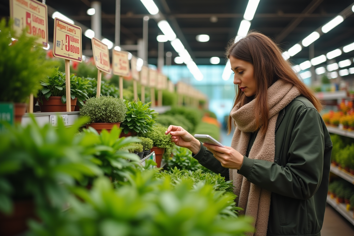 jardinerie économique