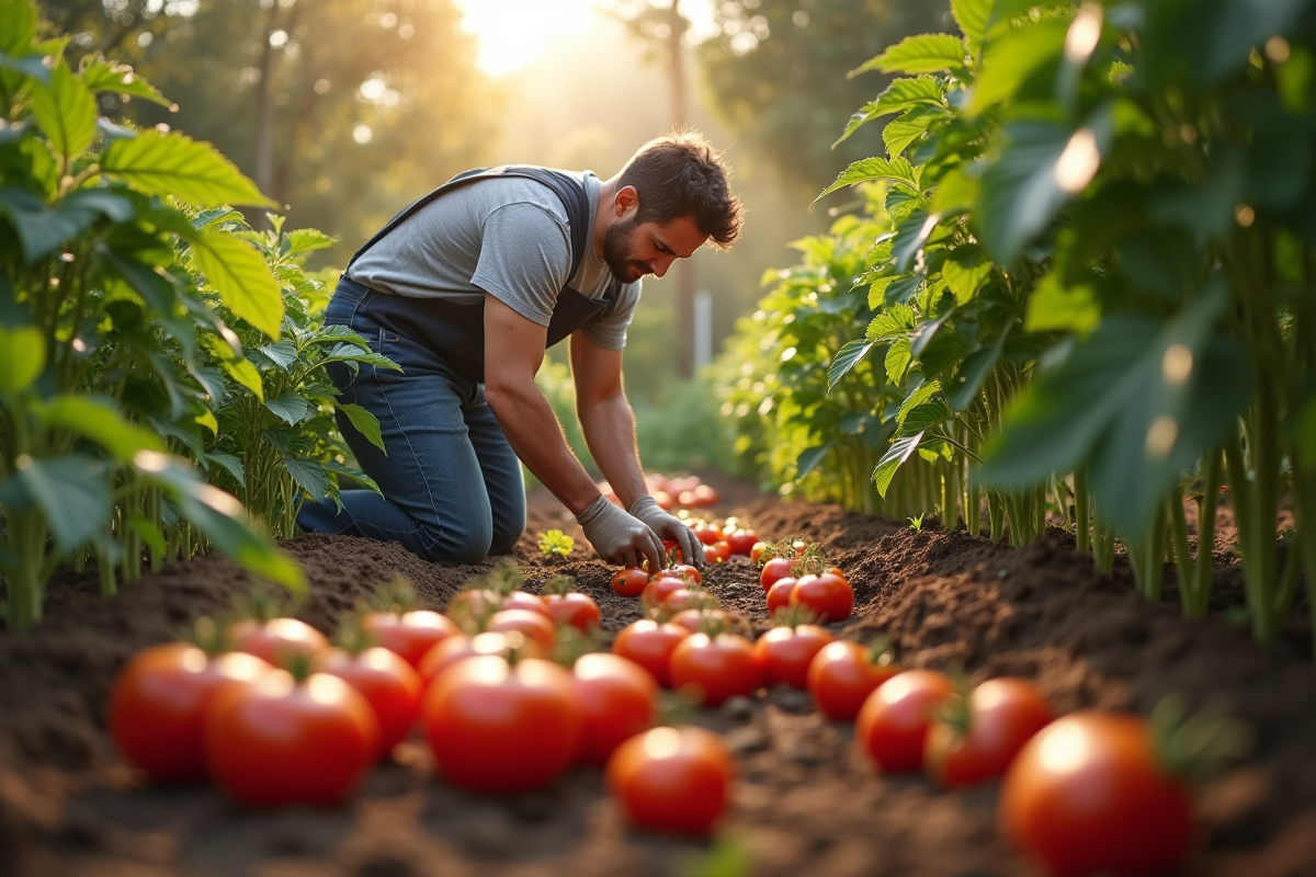 tomates courgettes
