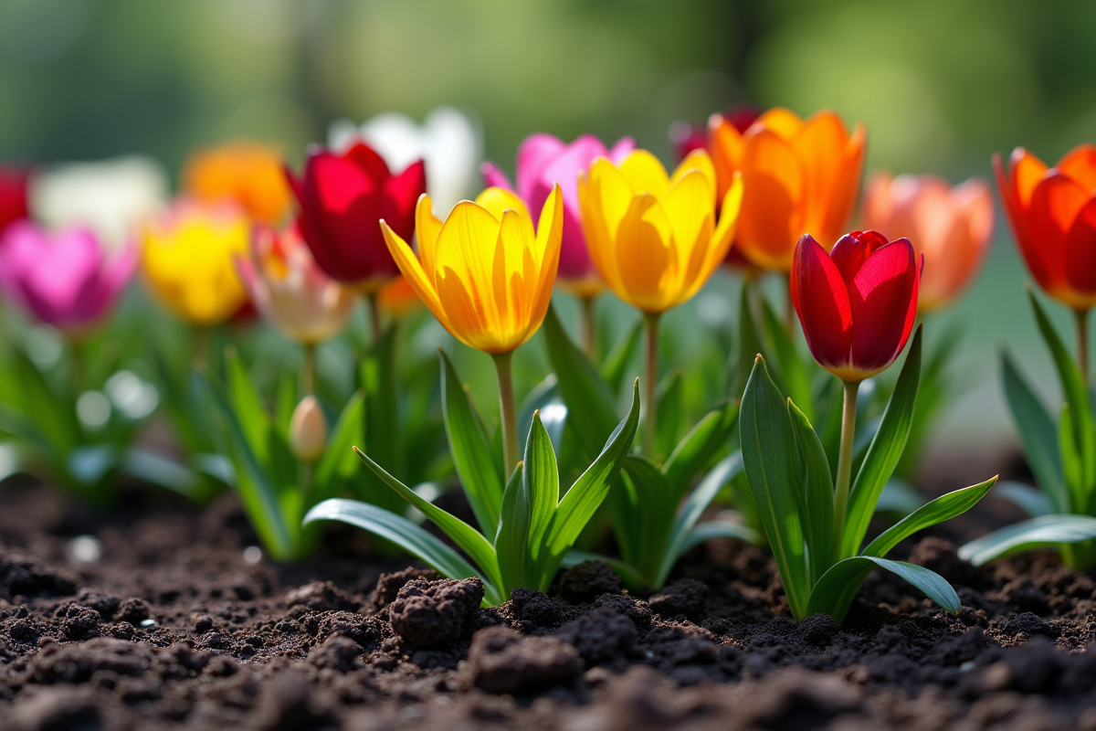 fleurs paillis