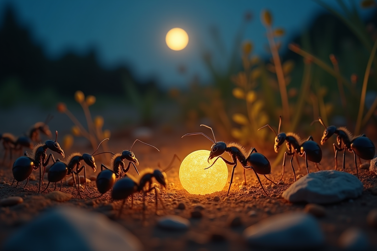 fourmis nocturnes